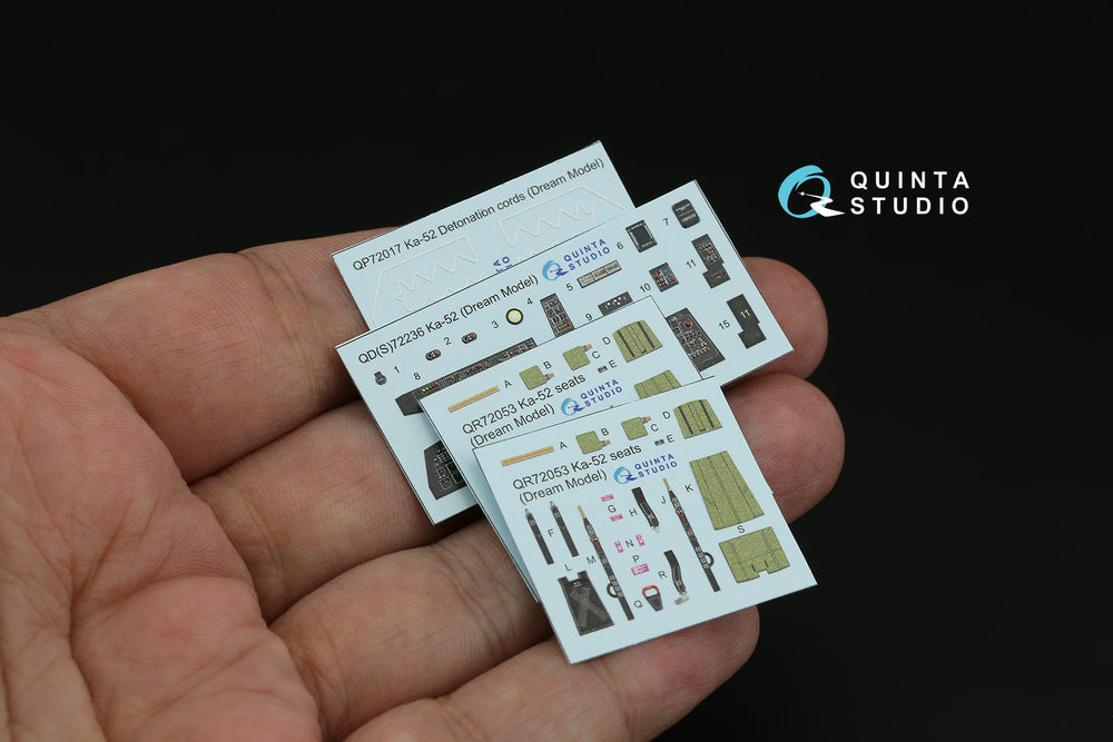 Quinta Studio QD72236 1:72 Kamov Ka-52 3D-Printed Interior decal