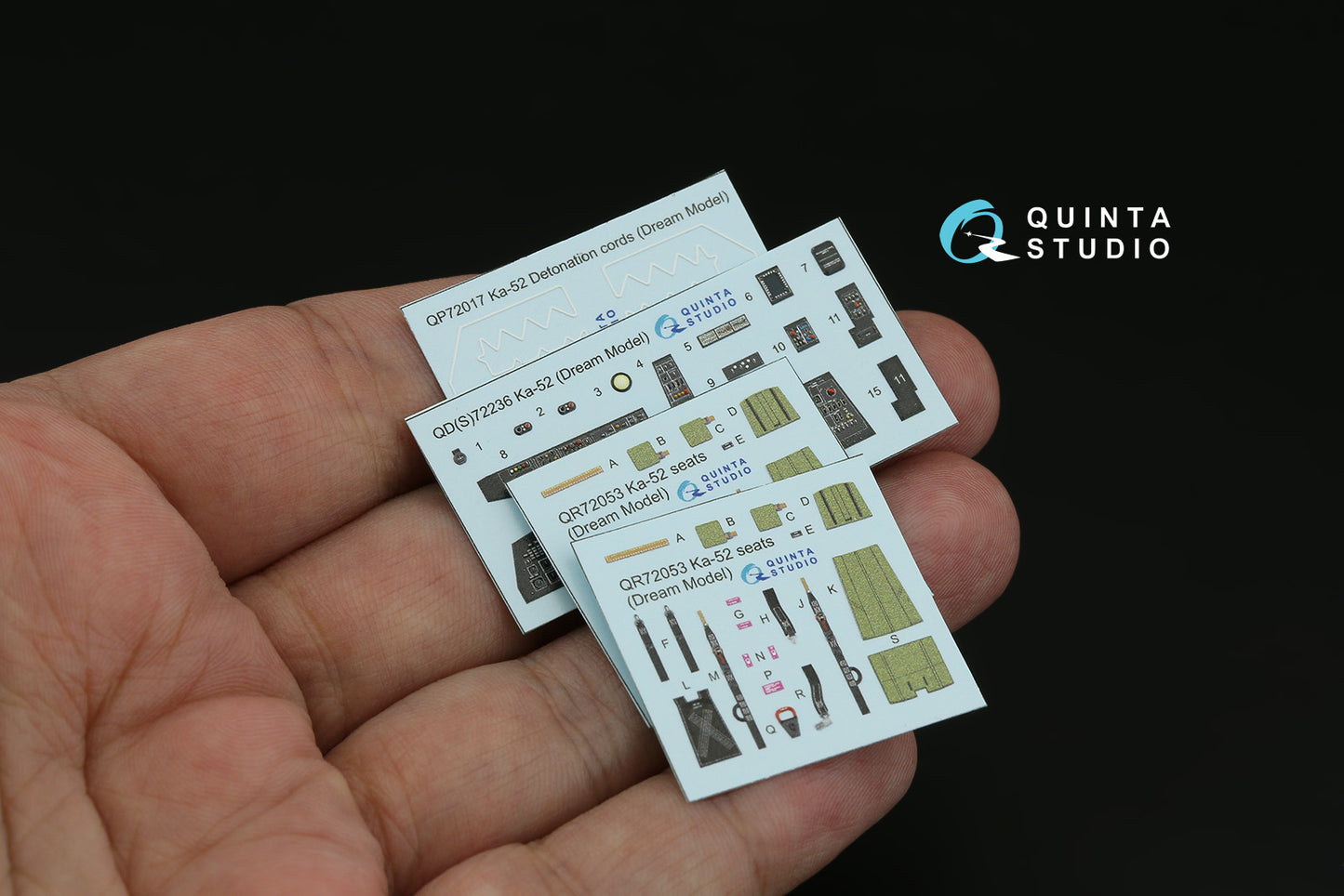 Quinta Studio QD72236 1:72 Kamov Ka-52 3D-Printed Interior decal