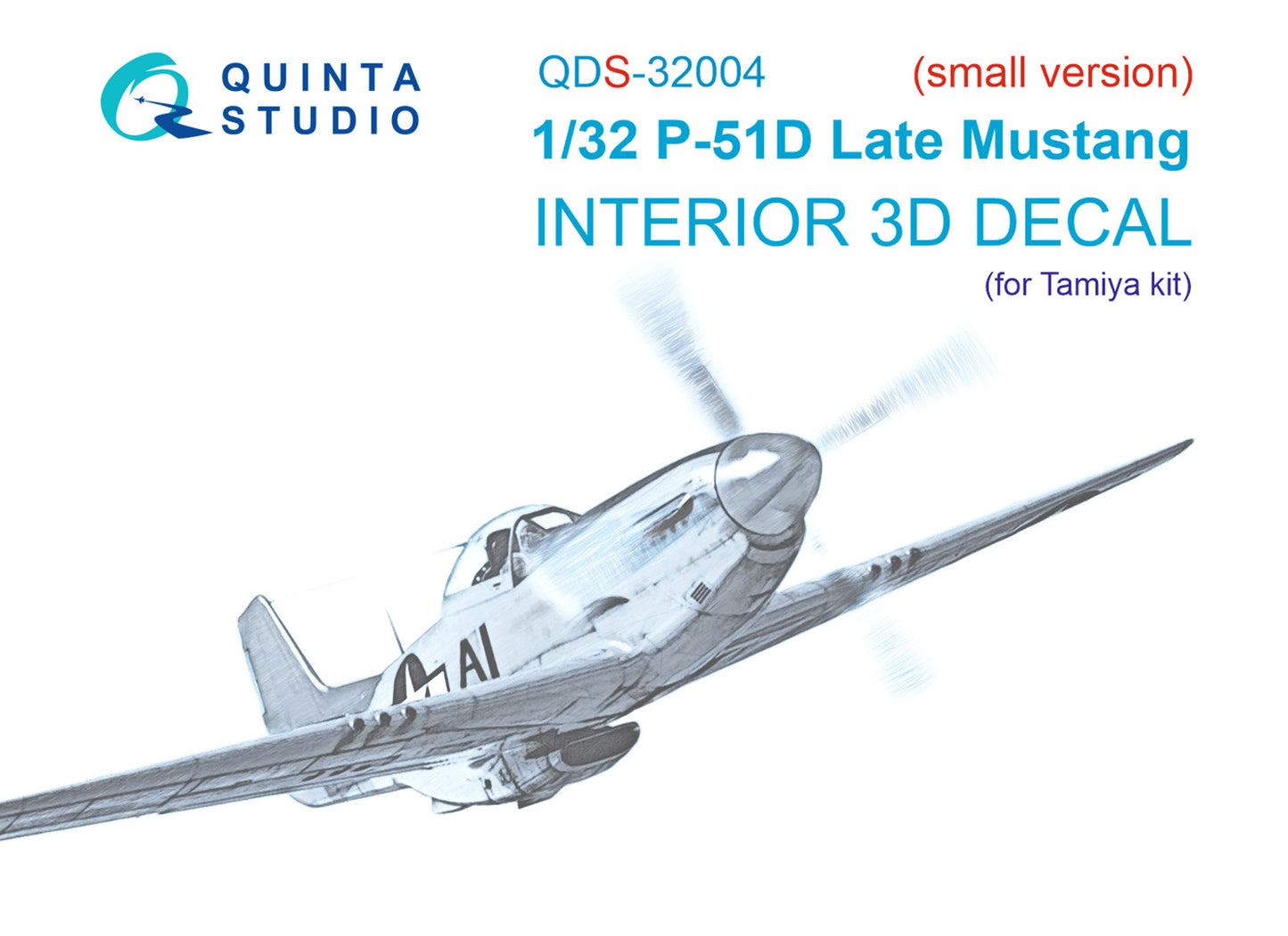 Quinta Studio QDS-32004 1:32 North-American P-51D Mustang