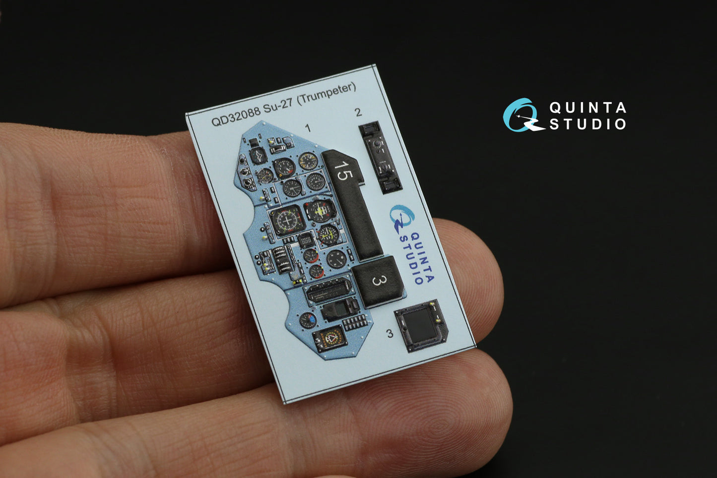 Quinta Studio QDS-32088 1:32 Sukhoi Su-27 3D-Printed Interior Decals