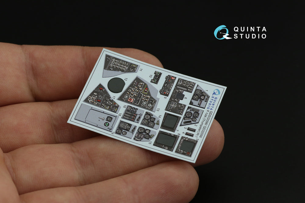 Quinta Studio QDS-32098 1:32 F-14A Tomcat 3D Interior Decal