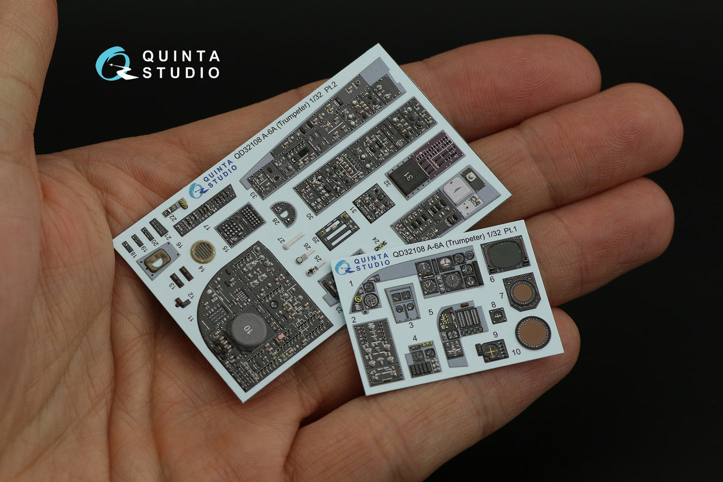 Quinta Studio QDS-32108 1:32 A-6A Intruder 3D Interior Decal