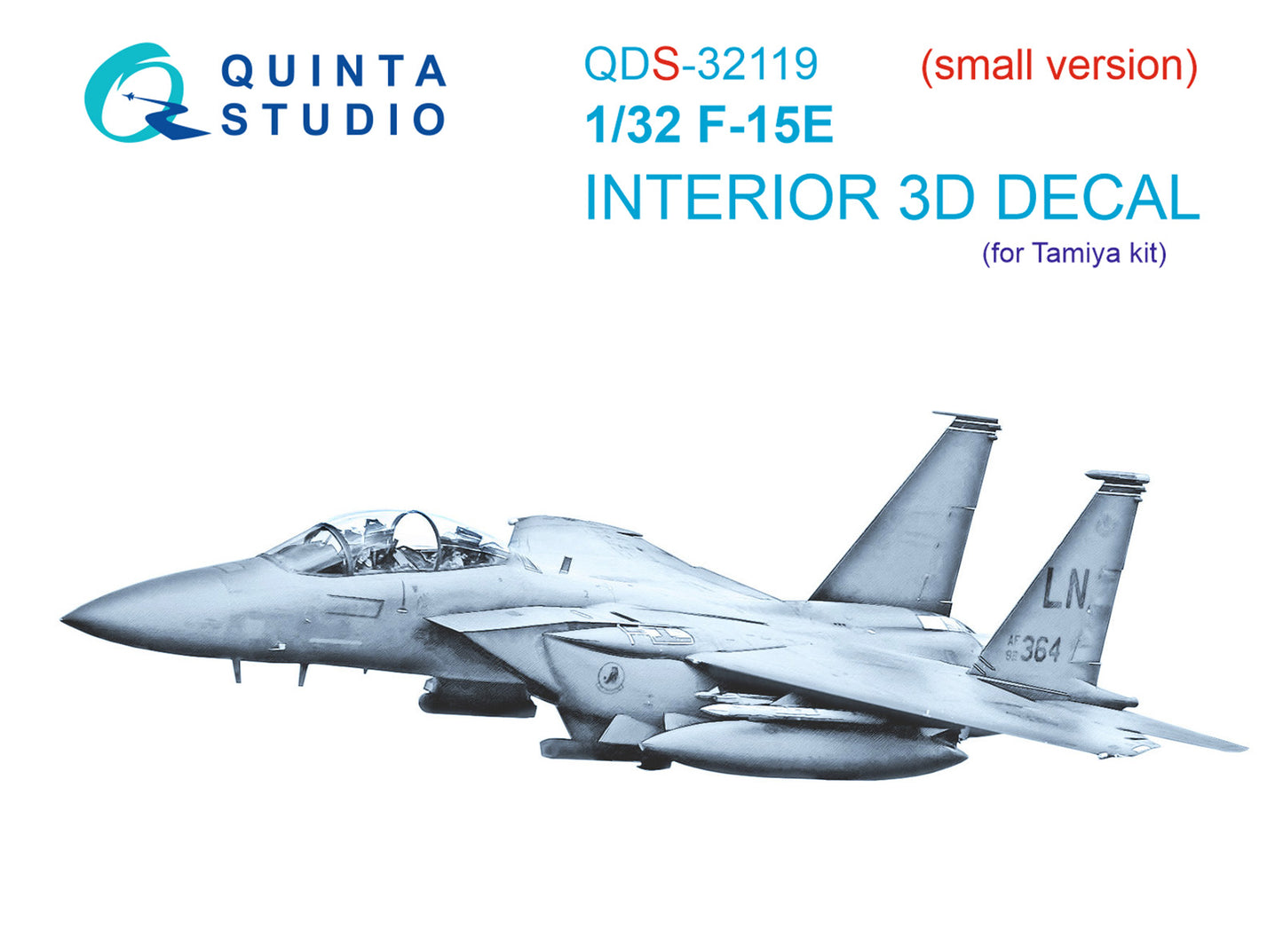 Quinta Studio QDS-32119 1:32 F-15E Eagle 3D Interior Decal