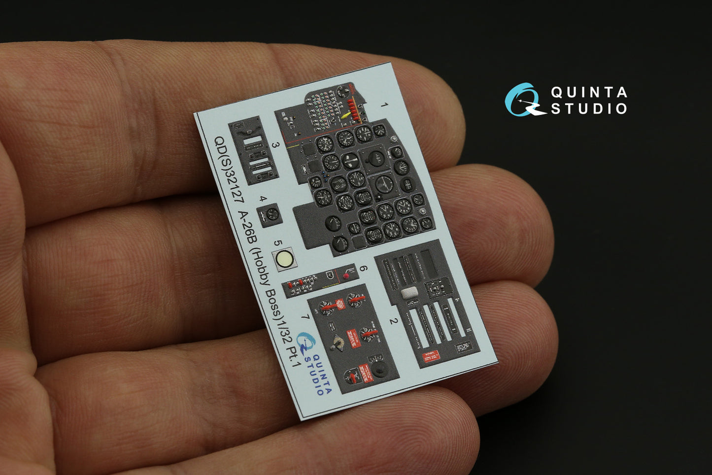 Quinta Studio QDS-32127 1:32 A-26B Invader 3D Interior Decal