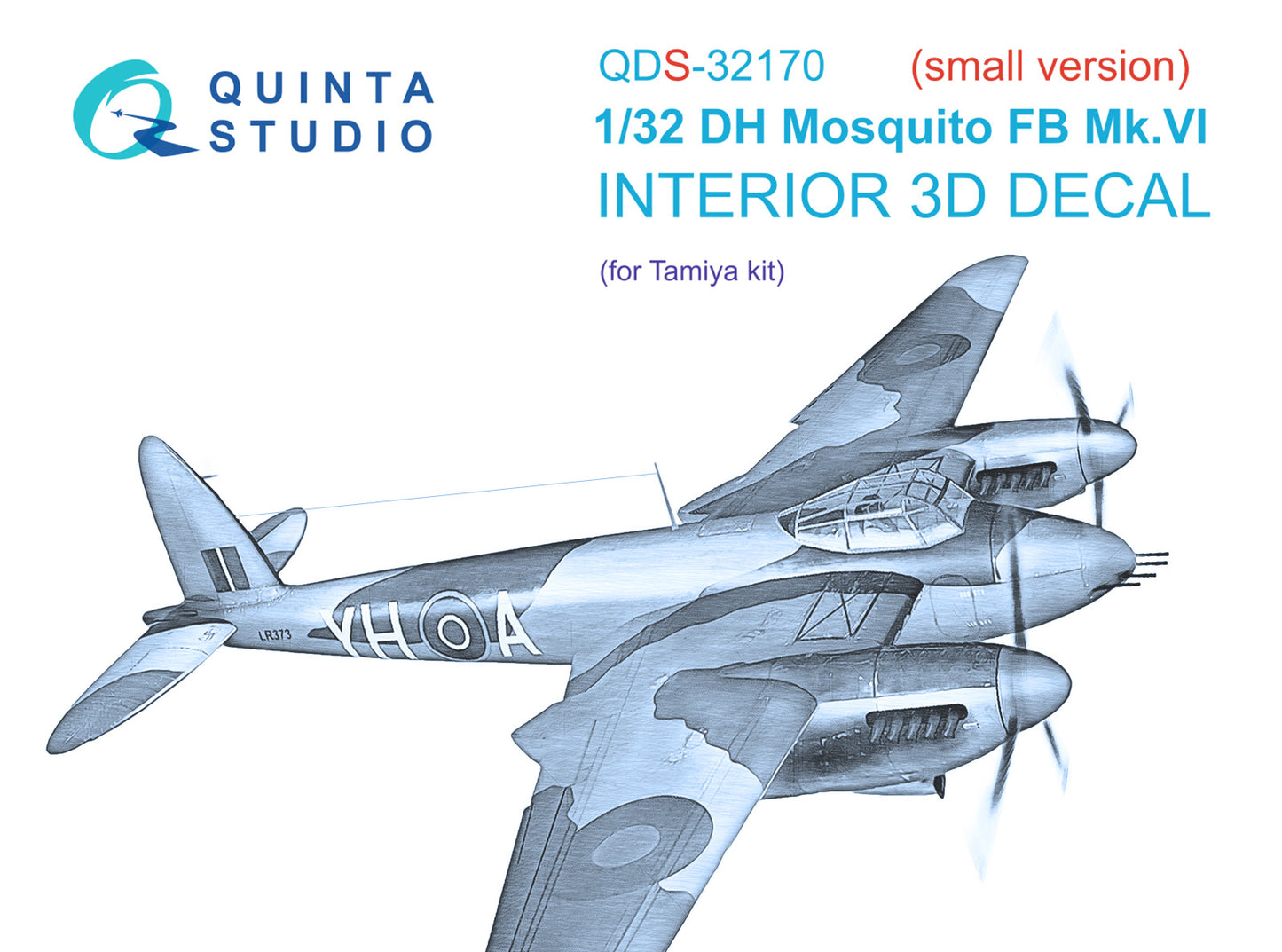 Quinta Studio QDS-32170 1:32 Mosquito Mk.VI 3D Interior Decal