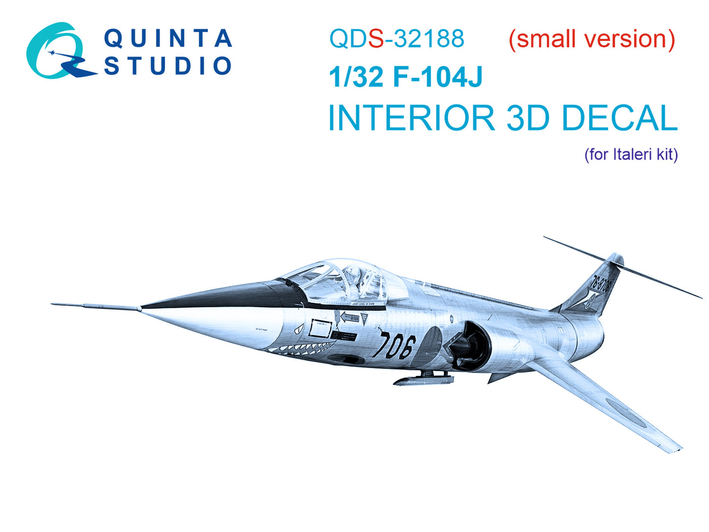 Quinta Studio QDS-32188 1:32 Lockheed F-104J Starfighter