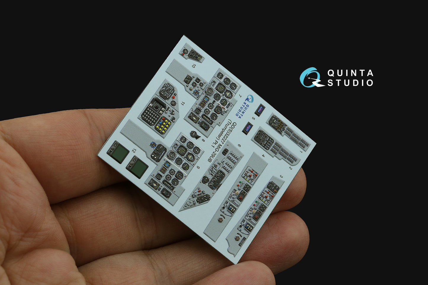 Quinta Studio QDS-32227 1:32 Mikoyan MiG-29UB 3D-Printed & coloured Interior