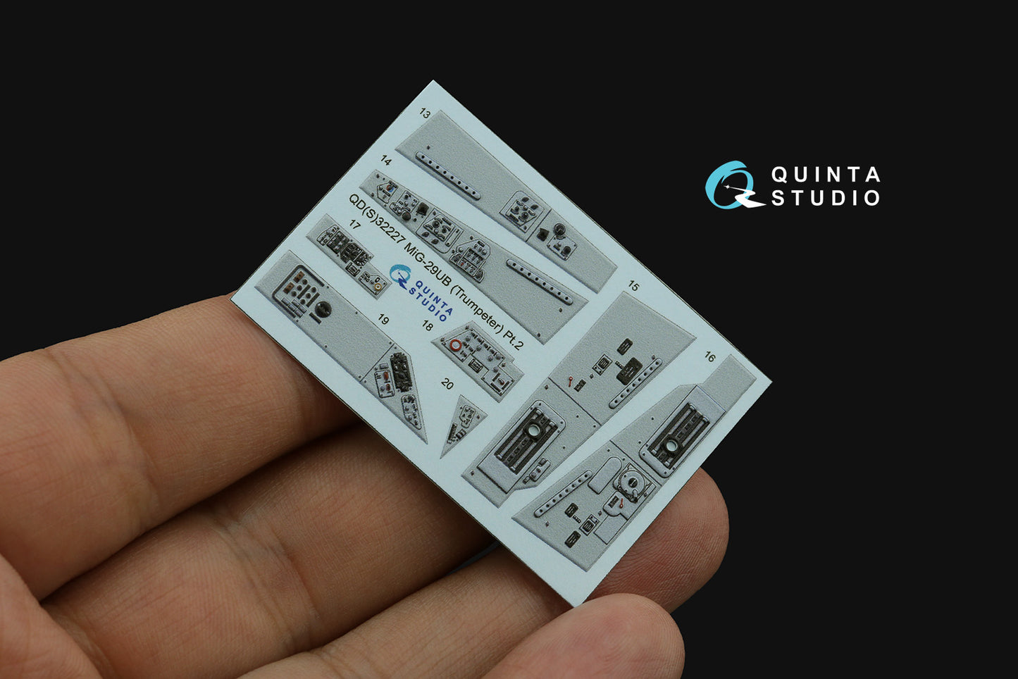 Quinta Studio QDS-32227 1:32 Mikoyan MiG-29UB 3D-Printed & coloured Interior