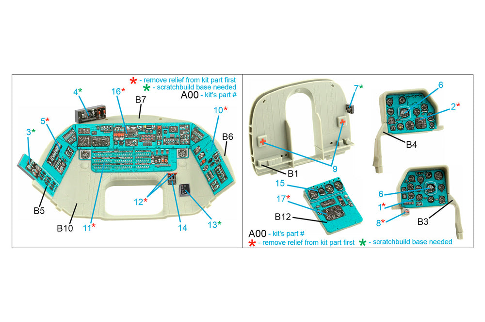Quinta Studio QDS-35065 1:35 Mil Mi-8MT 3D-Printed Interior Decals