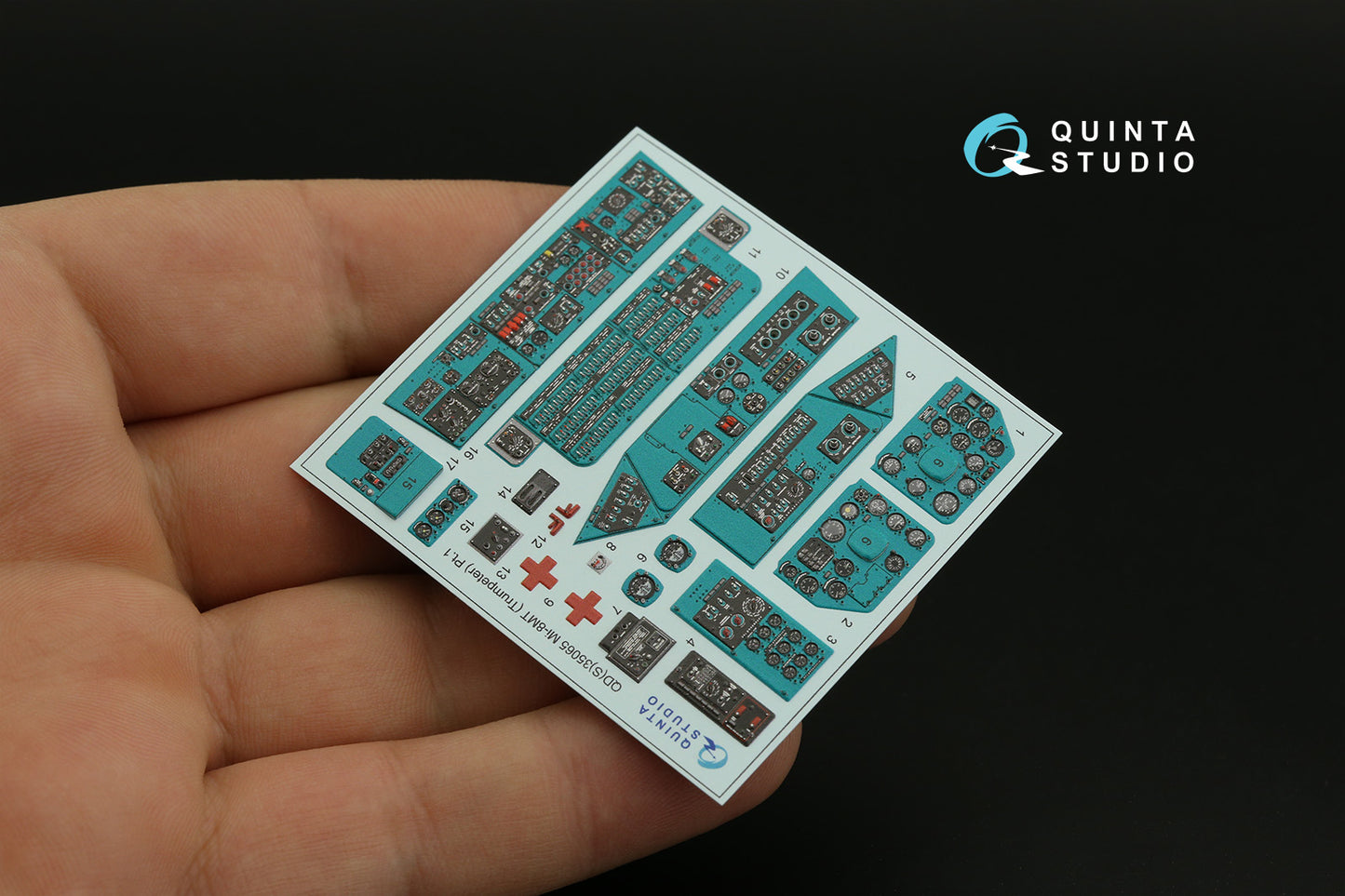 Quinta Studio QDS-35065 1:35 Mil Mi-8MT 3D-Printed Interior Decals