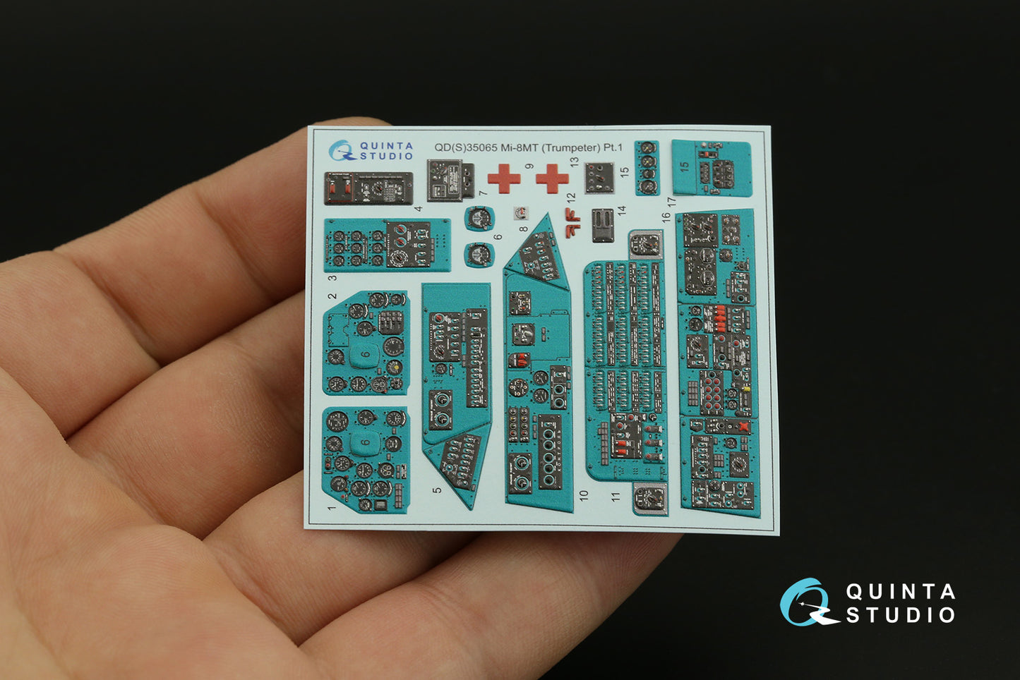 Quinta Studio QDS-35065 1:35 Mil Mi-8MT 3D-Printed Interior Decals