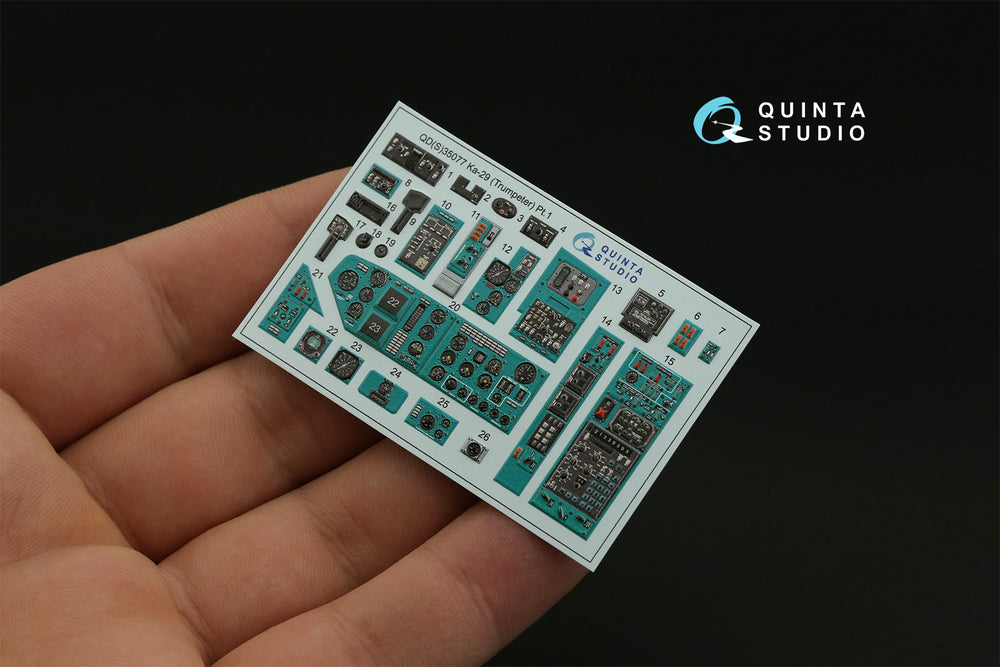 Quinta Studio QDS-35077 1:35 Kamov Ka-29 3D-Printed Interior Decals