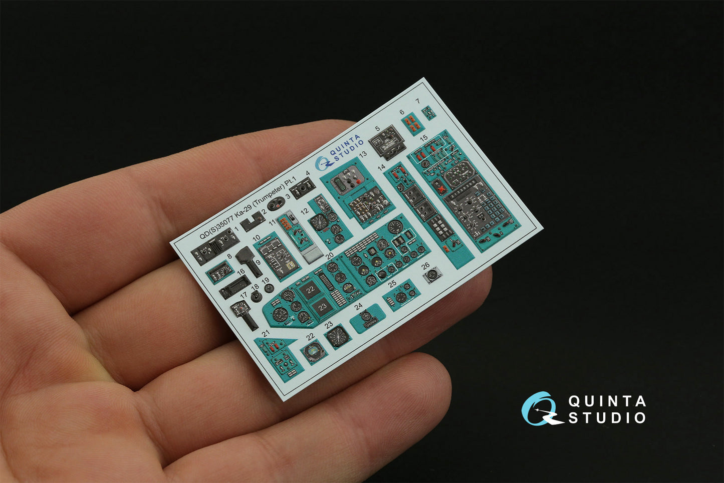 Quinta Studio QDS-35077 1:35 Kamov Ka-29 3D-Printed Interior Decals