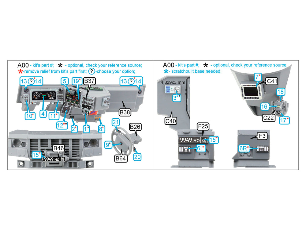 Quinta Studio QDS-35079 1:35 K-4386 Typhoon VDV 3D Interior Decal