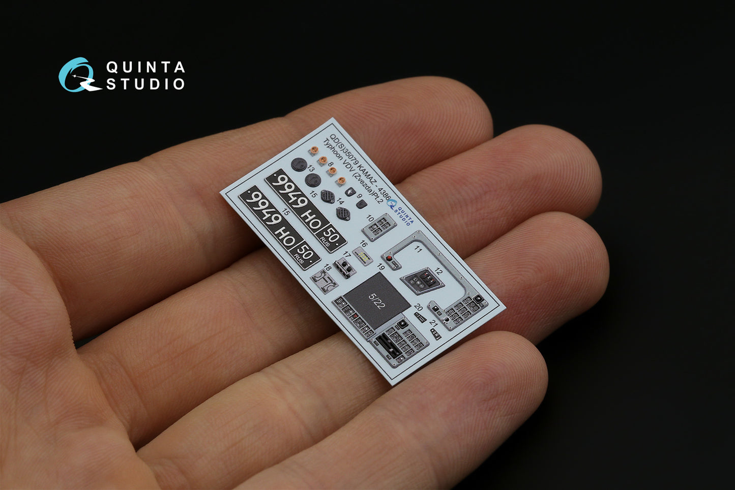 Quinta Studio QDS-35079 1:35 K-4386 Typhoon VDV 3D Interior Decal