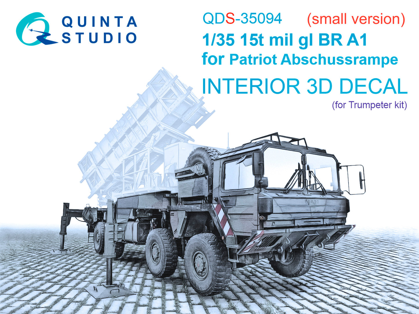 Quinta Studio QDS-35094 1:35 15t mil gl Br A1 3D Interior Decal