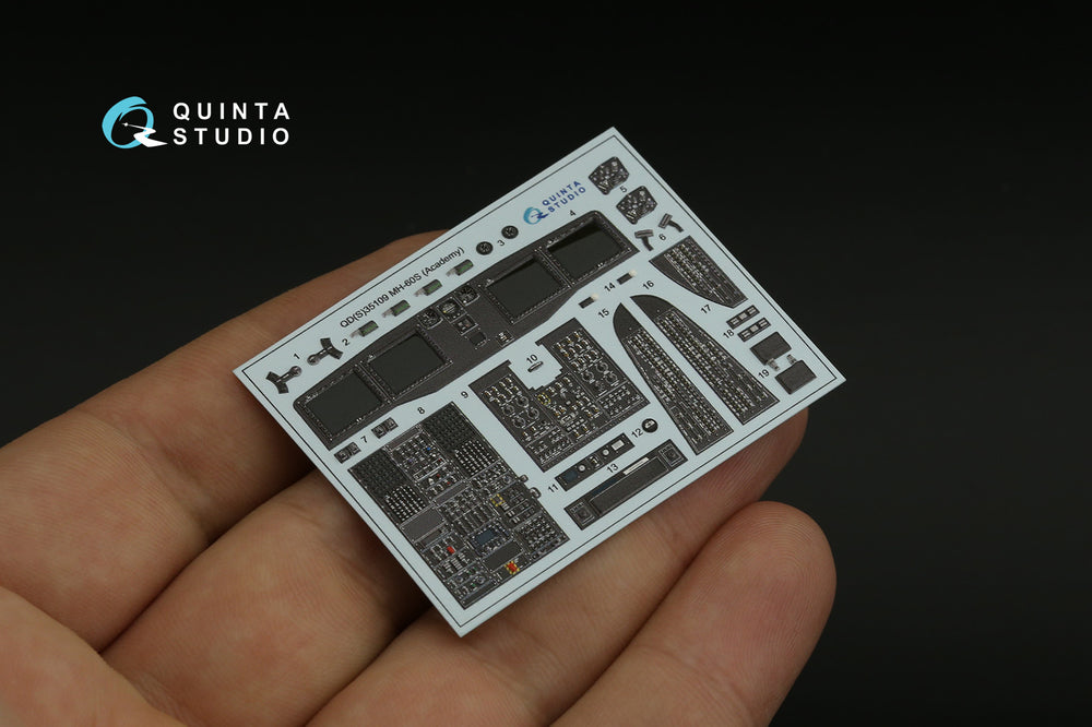 Quinta Studio QDS-35109 1:35 MH-60S Knighthawk 3D Interior Decal