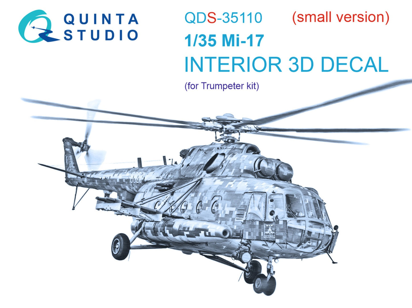 Quinta Studio QDS-35110 1:35 Mil Mi-17 3D-Printed Interior Decals