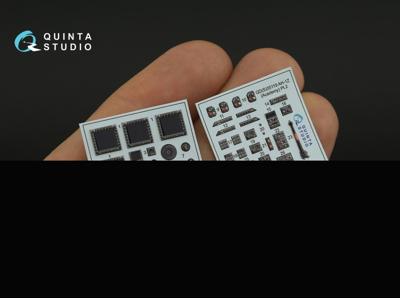 Quinta Studio QDS-35119 1:35 AH-1Z Viper 3D Interior Decal