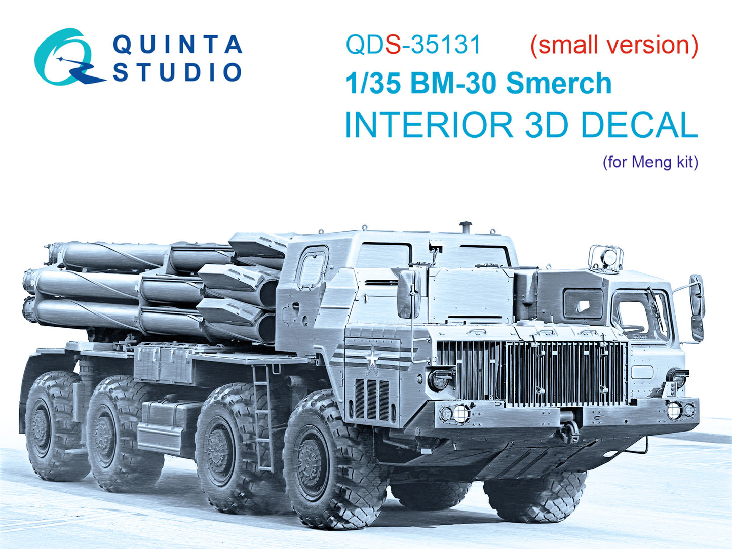 Quinta Studio QDS-35131 1:35 BM-30 Smerch 3D Interior Decal