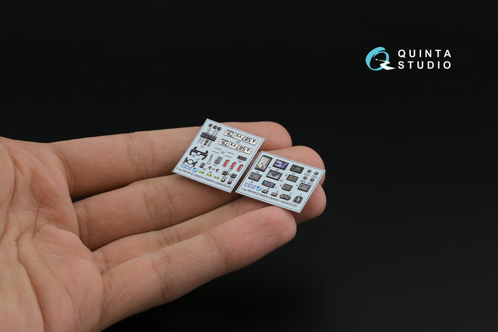Quinta Studio QDS-43001 1:43 KAMAZ-43509 3D-Printed Interior Decals