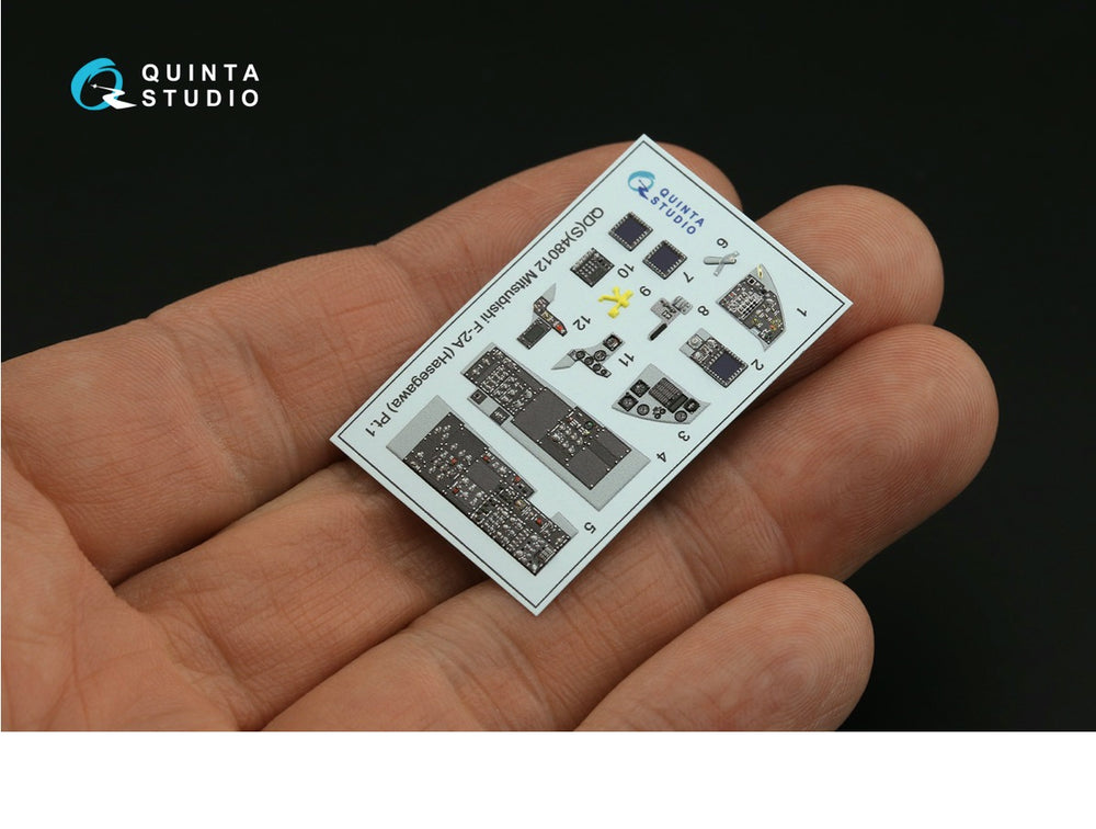 Quinta Studio QDS-48012 1:48 Mitsubishi F-2A 3D Interior Decal