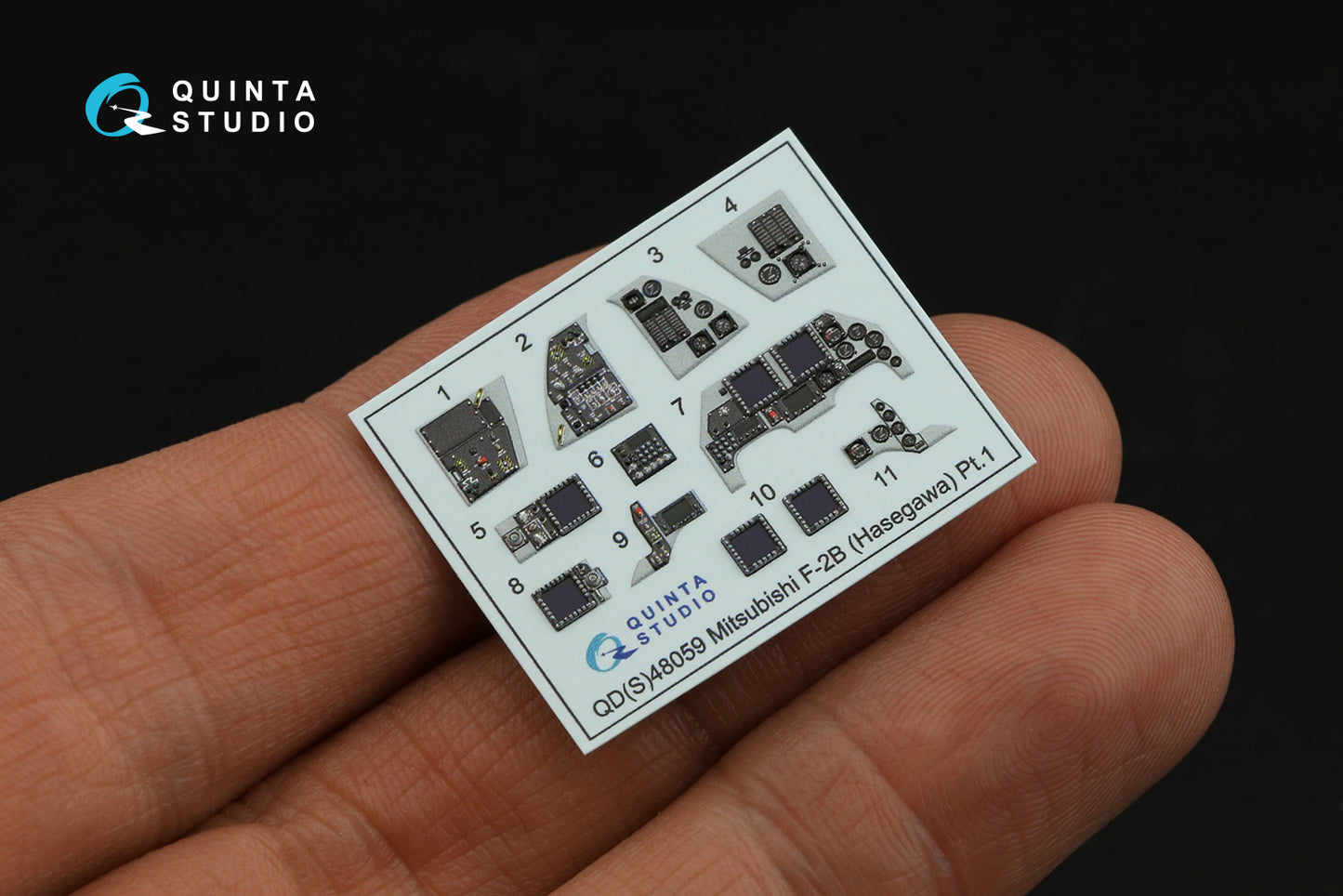 Quinta Studio QDS-48059 1:48 Mitsubishi F-2B 3D Interior Decal