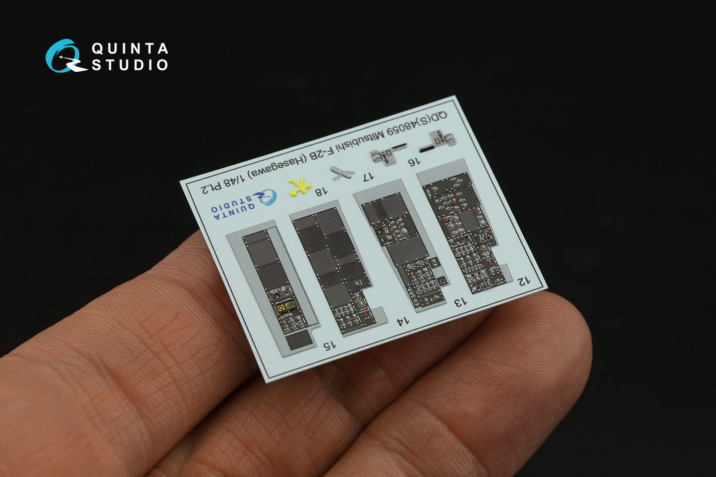 Quinta Studio QDS-48059 1:48 Mitsubishi F-2B 3D Interior Decal