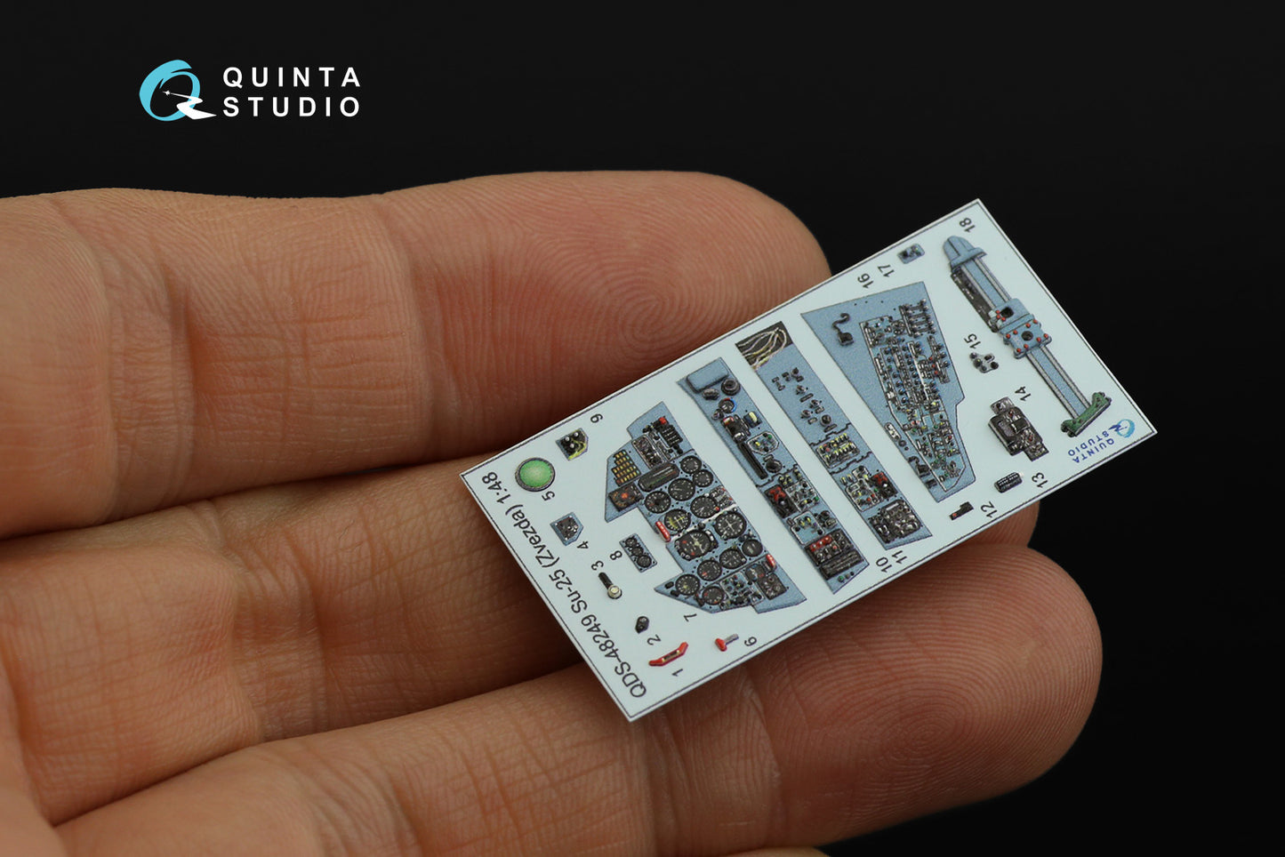 Quinta Studio QDS-48249 1:48 Sukhoi Su-25 3D-Printed Interior Decals