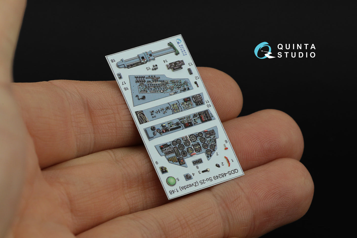 Quinta Studio QDS-48249 1:48 Sukhoi Su-25 3D-Printed Interior Decals