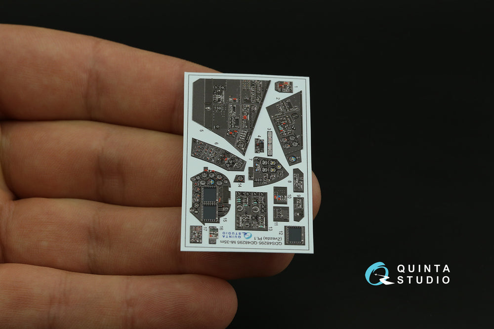 Quinta Studio QDS-48295 1:48 Mil Mi-35M 3D-Printed Interior Decals