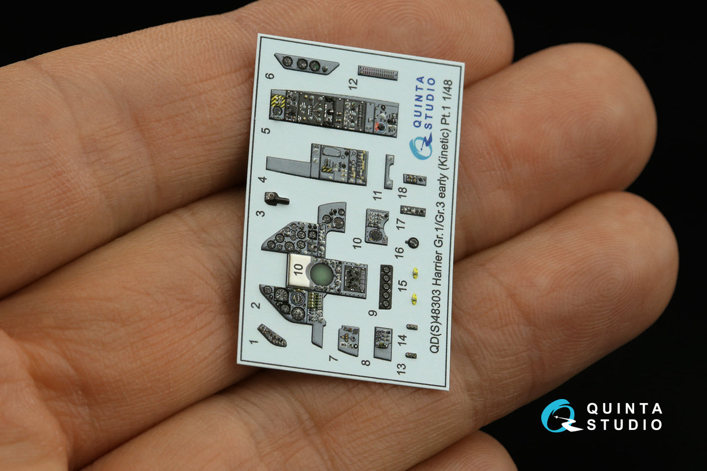 Quinta Studio QDS-48303 1:48 Harrier Gr.1/Gr.3 Early 3D Interior