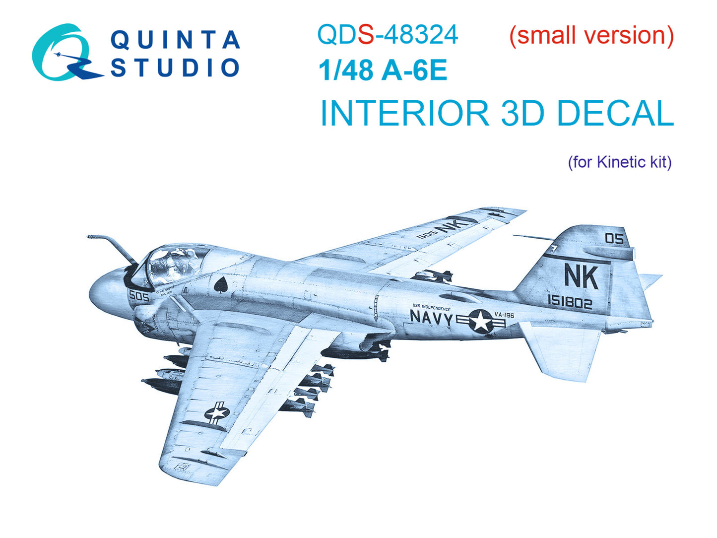 Quinta Studio QDS-48324 1:48 A-6E Intruder 3D Interior Decal