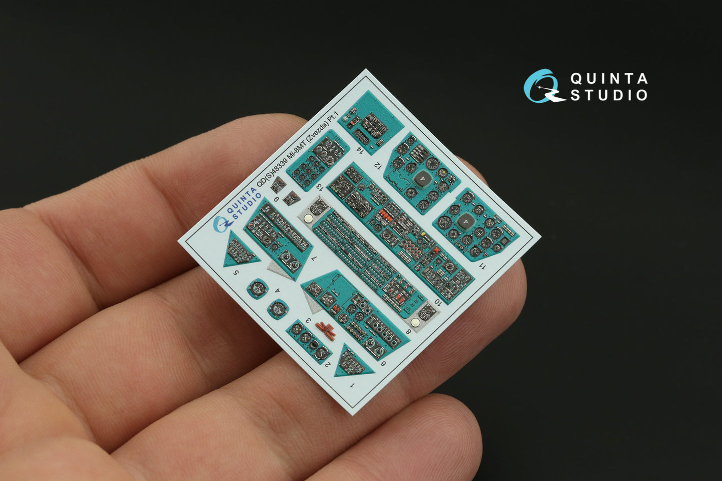 Quinta Studio QDS-48339 1:48 Mil Mi-8MT 3D-Printed Interior Decals
