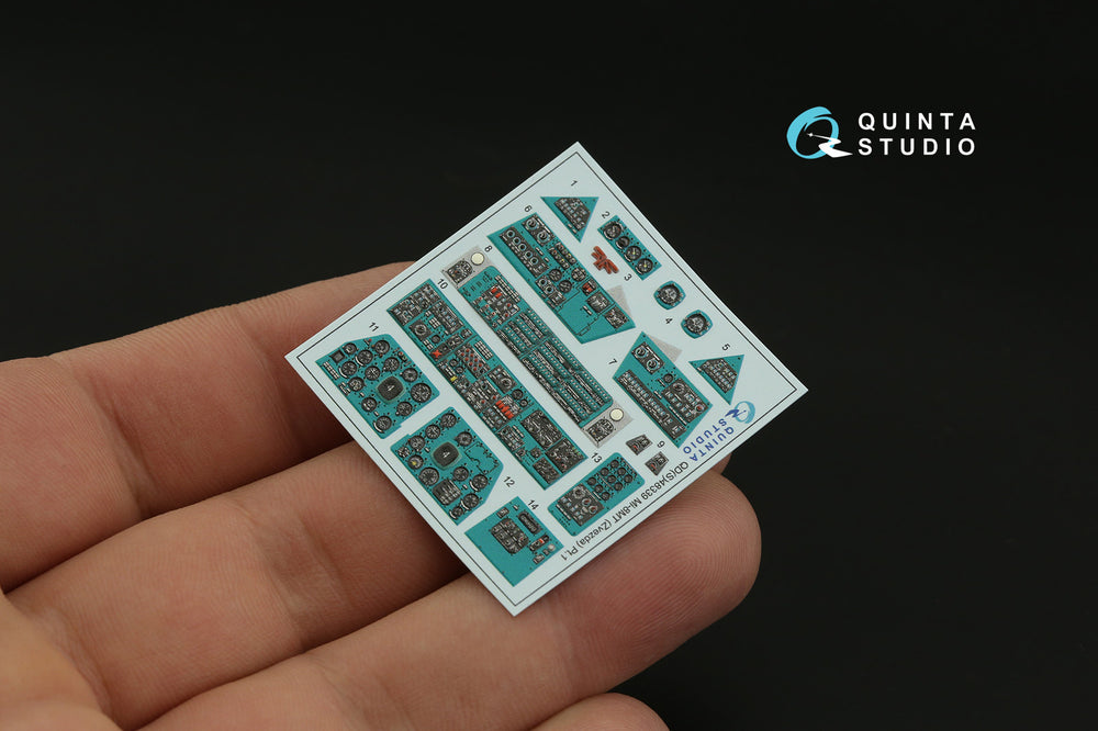 Quinta Studio QDS-48339 1:48 Mil Mi-8MT 3D-Printed Interior Decals