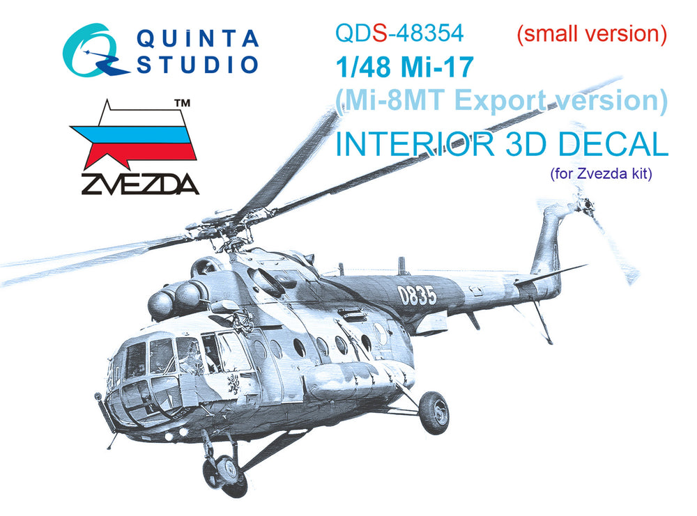 Quinta Studio QDS-48354 1:48 Mil Mi-17