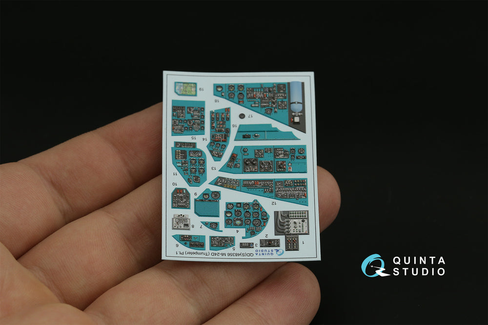 Quinta Studio QDS-48356 1:48 Mil Mi-24D 3D-Printed Interior Decals