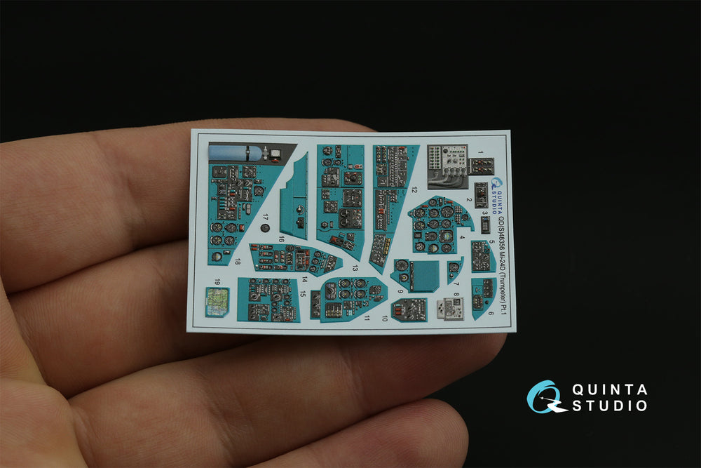 Quinta Studio QDS-48356 1:48 Mil Mi-24D 3D-Printed Interior Decals