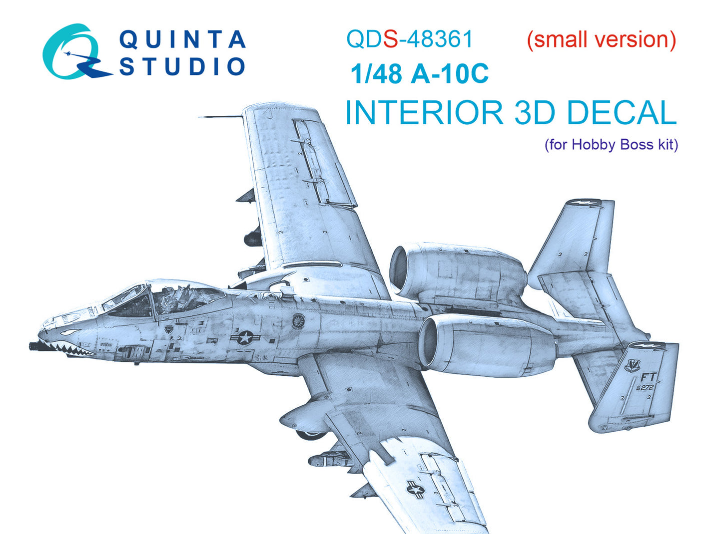 Quinta Studio QDS-48361 1:48 A-10C Thunderbolt II 3D Interior Decal