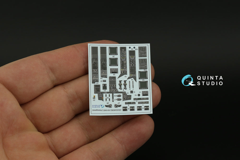 Quinta Studio QDS-48362 1:48 AH-64D Apache 3D Interior Decal