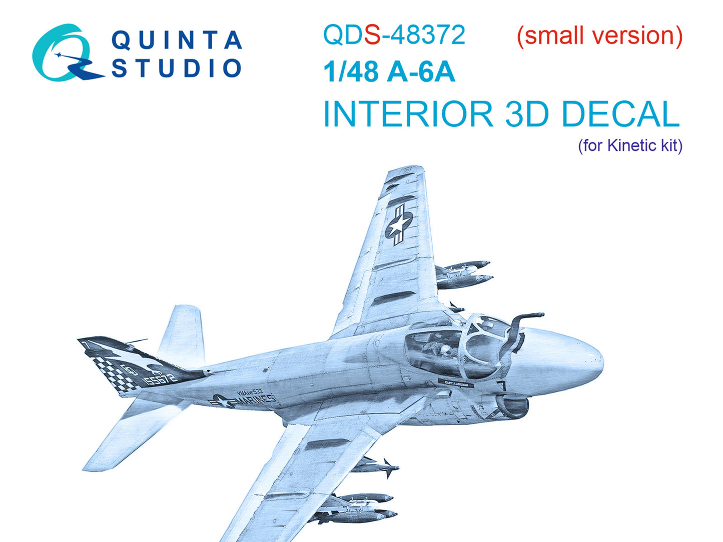 Quinta Studio QDS-48372 1:48 Grumman A-6A 3D-Printed Interior Decals