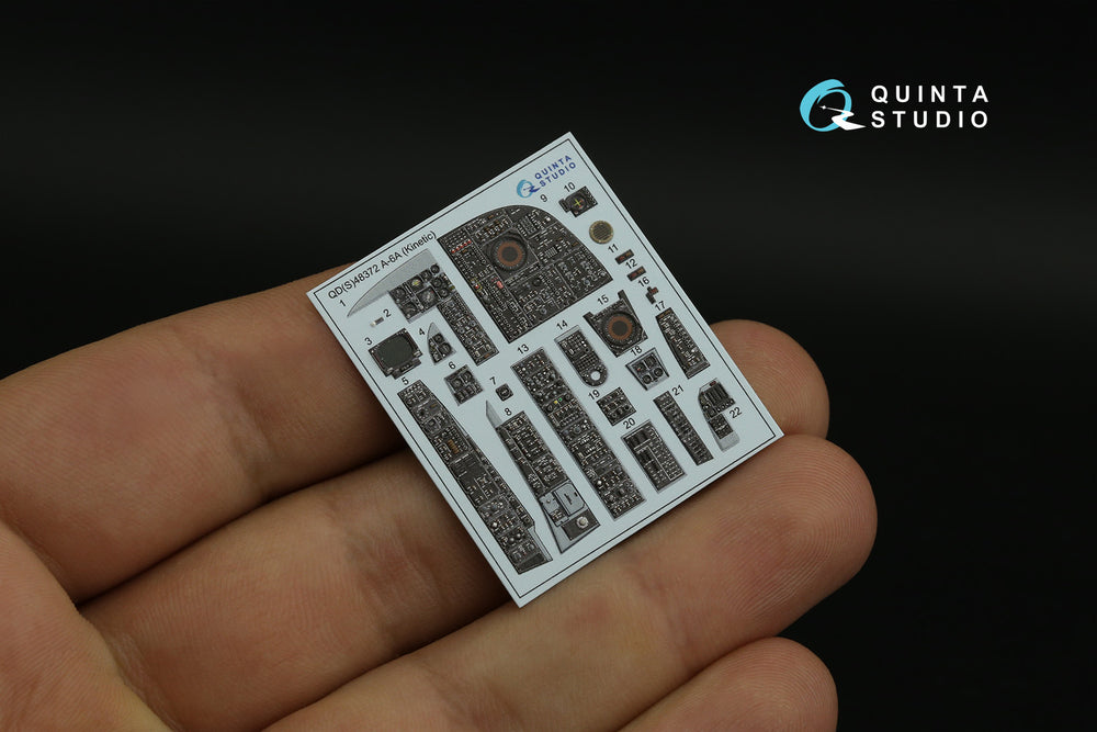 Quinta Studio QDS-48372 1:48 Grumman A-6A 3D-Printed Interior Decals