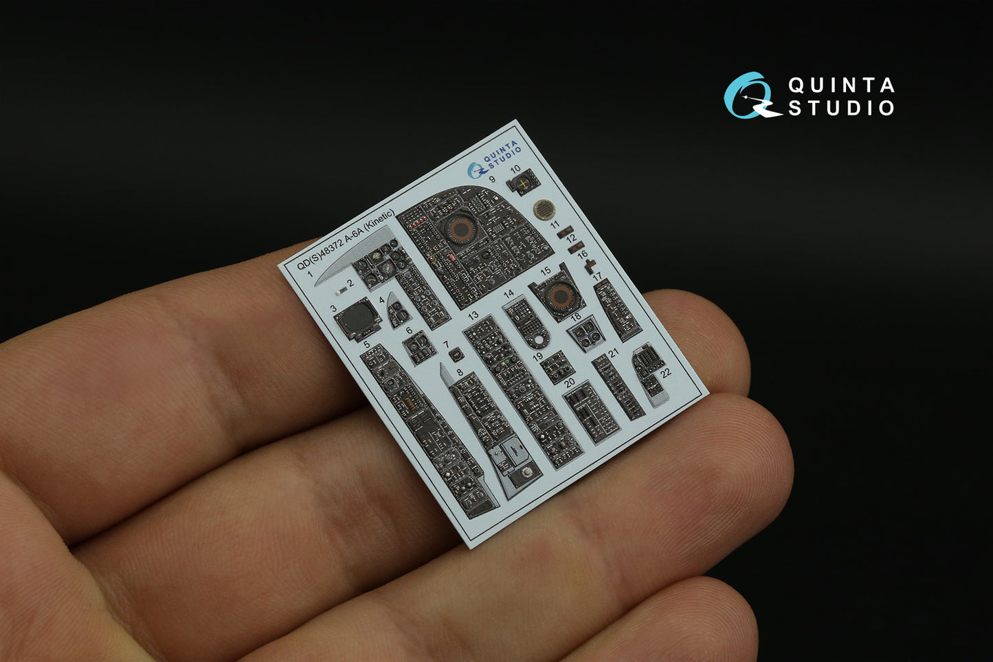 Quinta Studio QDS-48372 1:48 Grumman A-6A 3D-Printed Interior Decals