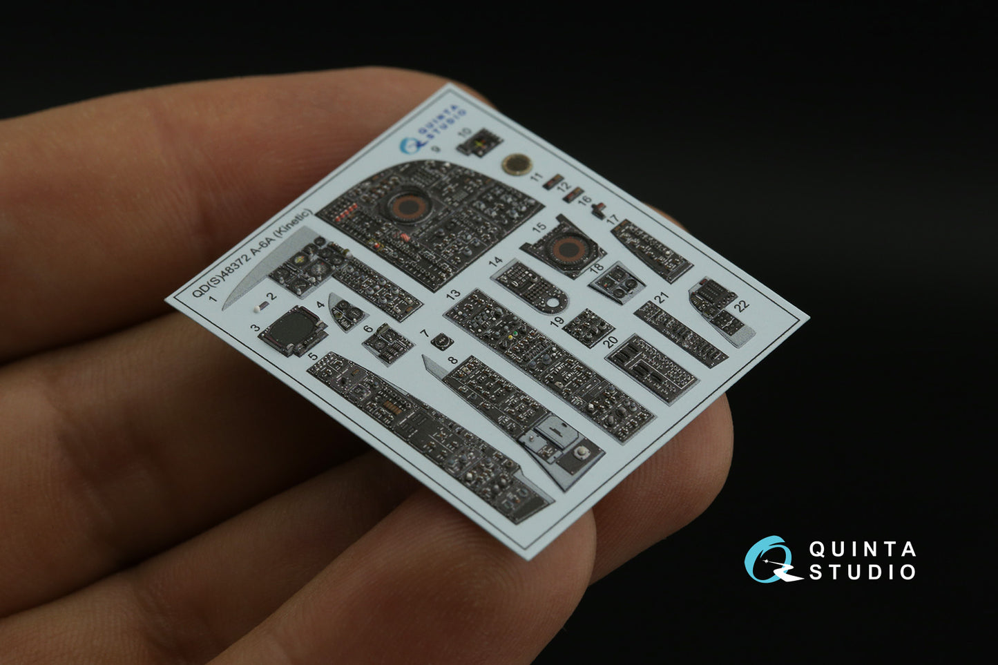 Quinta Studio QDS-48372 1:48 Grumman A-6A 3D-Printed Interior Decals