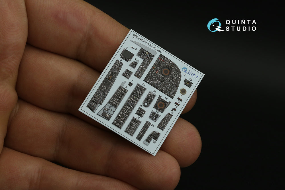 Quinta Studio QDS-48372 1:48 Grumman A-6A 3D-Printed Interior Decals