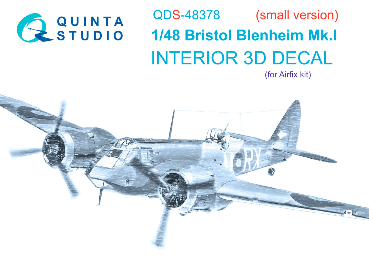 Quinta Studio QDS-48378 1:48 Blenheim Mk.I 3D Interior Decal