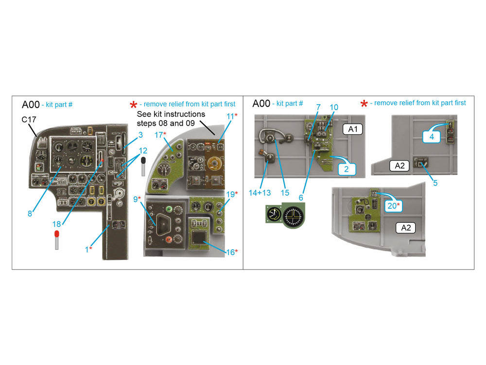 Quinta Studio QDS-48379 1:48 Beaufort Mk.I 3D Interior Decal