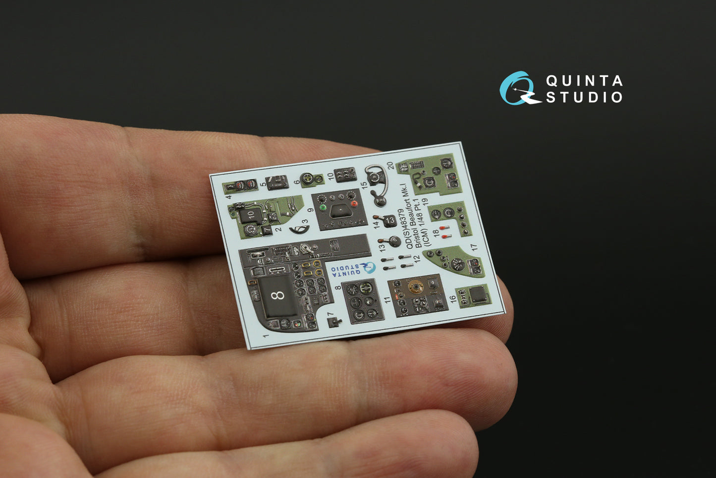 Quinta Studio QDS-48379 1:48 Beaufort Mk.I 3D Interior Decal