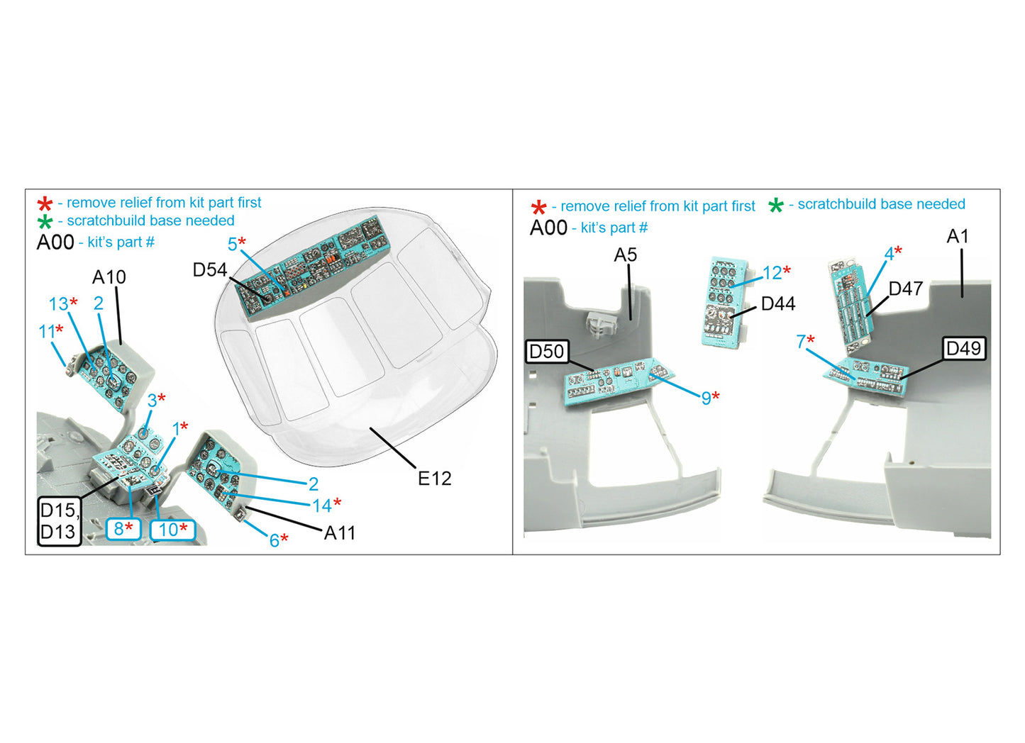 Quinta Studio QDS-48380 1:48 Mil Mi-8MT 3D-Printed Interior Decals