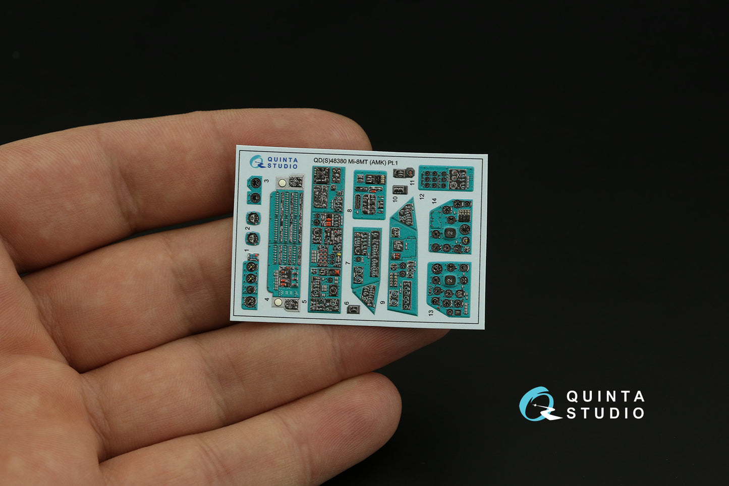 Quinta Studio QDS-48380 1:48 Mil Mi-8MT 3D-Printed Interior Decals